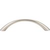 Elements By Hardware Resources 96 mm Center-to-Center Satin Nickel Arched Capri Cabinet Pull 4690SN